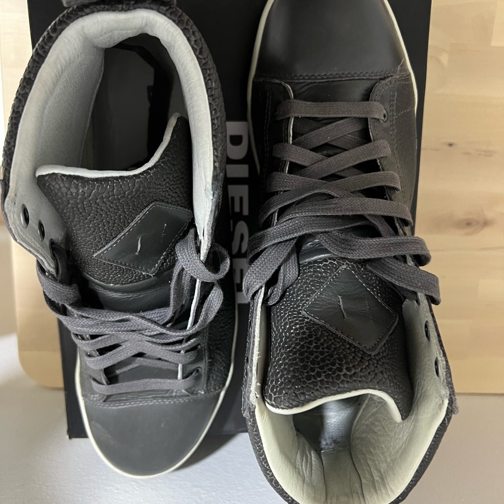 Diesel Diamond Castlerock sneakers US size 9, grey - Picture 6 of 9